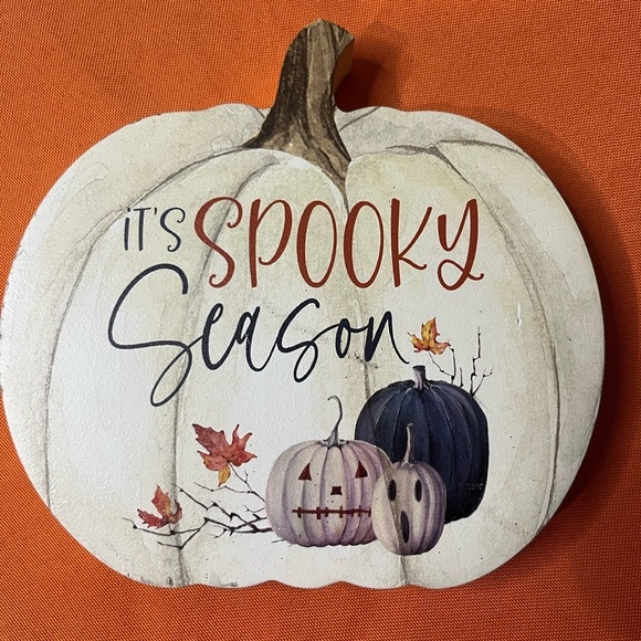 None Other - Festive Pumpkin Wall Art for Halloween